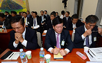 [포토]국정감사 증인으로 출석한 기업 대표들