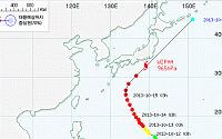 태풍 위파, 북상 중…초강력 태풍, 우리나라 영향은?