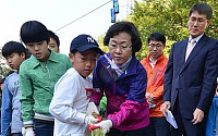 [포토]구청장님과 하는 가을걷이