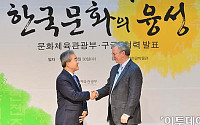 [포토]한국문화확산을 위해 손 잡은 문체부-구글
