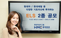 HMC투자증권, 연 최고 10.5% 제공 ELS 등 2종 공모
