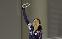 이상화, 월드컵 4차대회 500m 금메달...7개 레이스 연속 우승
