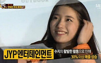 '한밤', 수지 홀로 JYP 매출 30% 상승시켜