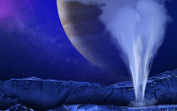 [포토]목성 위성 유로파에 생명체가? '치솟는 물기둥' 관측
