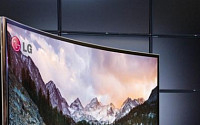 LG전자-LG디스플레이, 세계 최대 ‘105인치 곡면 울트라HD TV’ 공개