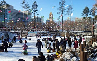 서울어린이대공원 전통 얼음썰매장 개장