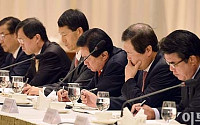 [포토]장관 질타에 고개숙인 산하 공공기관장들
