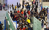 [포토]연간 이용객 4천만 명 첫 돌파…인천공항 '대형공항' 진입