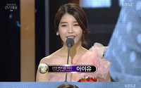 아이유-경수진, '2013 KBS 연기대상' 여자 신인 연기상 수상