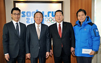 삼성그룹, 소치동계올림픽 선수단 격려금 3억원 전달