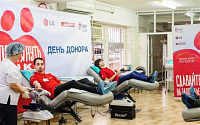 LG전자, 러시아 소치서 대규모 헌혈 캠페인