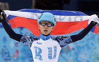 [소치올림픽]안현수, 8년만의 올림픽 금메달은 행운의 '운석 금메달'