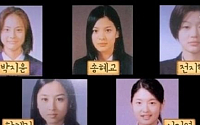 ‘인기가요’ 박지윤, 강남 5대 얼짱 사진 공개 ‘전지현·송혜교와 어깨 나란히’