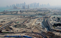 현대건설, 모래바람 속 카타르 중심 도로망 건설에 땀방울