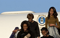 [포토]미셸 오바마, 딸들과 함께 중국 방문