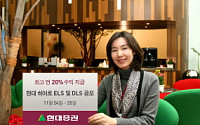 현대證, 최고 연 20% ELS 및 DLS 공모