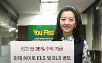 현대證, 최고 연 35% ELS 및 DLS 공모