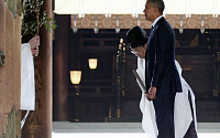 [포토] 오바마 대통령, 日 메이지신궁 참배
