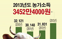 작년 농가소득 3452만원, 11.3%↑…농업외 소득이 절반 육박
