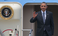 [포토] 오바마 대통령 한국 도착