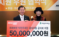 미래에셋 박현주 재단, 어린이재단에 기부금 전달