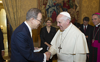 프란치스코 교황 “유엔, 가난한 자를 돕는 데 노력해야”