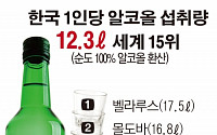 술 권하는 한국..음주량 아시아 1위, 세계 15위