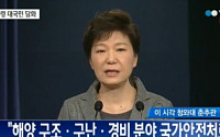 [포토] 박근혜 대통령 눈물...퉁퉁 부은 얼굴, 대국민담화문 발표까지 고심 엿보여