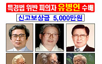 [포토] 유병언 수배 전단, 현상금 5000만원