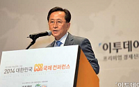 [포토]대한민국 CSR국제컨퍼런스-축사하는 '최수현 금융감독원장'