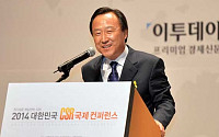[포토]대한민국 CSR국제컨퍼런스-축사하는 '홍일표 의원'