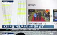 KBS 길환영, 비공식라인으로 '뉴스9' 12번 큐시트 보고받아…PD협회 제작거부 돌입