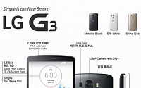 LG의 야심작 ‘G3’ 구체적인 사양은