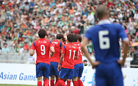 [포토] 한국 쿠웨이트 중계, 선제골 넣은 한국