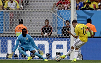 [2014 브라질월드컵]콜롬비아, 코트디부아르에 2-1 승...드록바도 바꾸지 못한 패배