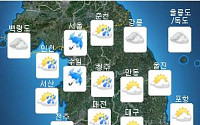 중부내륙 오후부터 소나기, 돌풍 우박 주의 ‘외출 시 우산 꼭 챙겨야’