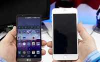 LG G3와 아이폰6, 5.5인치 화면 크기 비교해보니…
