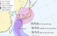 태풍 너구리 “일본으로 간다” 한국 대신 방향 선회