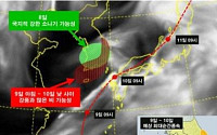 태풍 ‘너구리’ 10일 일본큐슈 상륙 전망