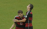[2014 브라질월드컵]브라질 독일, 뮐러 전반 11분 선제골...독일 1-0 리드