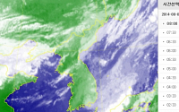 실시간 위성사진 '깨끗한 한반도 상공'…현재 태풍 할롱 경로는?