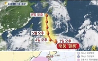 이번 주말 날씨, 태풍 할롱 북상 경로…주말 오전 대한해협 진입