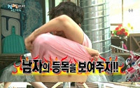 ‘1박 2일’ 김주혁, 티셔츠 ‘훌러덩’ 벗고 7초 등목 ‘화제’