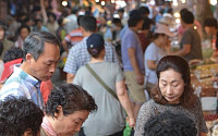 [포토]보름 앞으로 다가온 추석 '제수용품 준비하는 시민들'