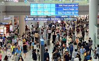 [포토]추석 연휴 시작, '북적이는 인천공항'