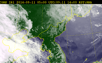 [일기예보] 오늘 날씨 실시간 위성사진으로 보니 '구름 몰려와…'