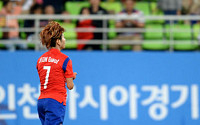 한국 여자축구, 인도에 10-0 완승 [인천아시안게임]