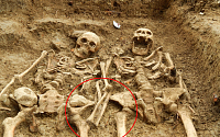 [포토] 700년동안 손잡고 있는 남녀유골