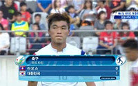 [인천 AG] 한국 남자축구, 라오스에 1-0 앞서