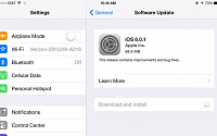 [포토] 애플 iOS 8.0.1 업데이트, 버그로 중단돼